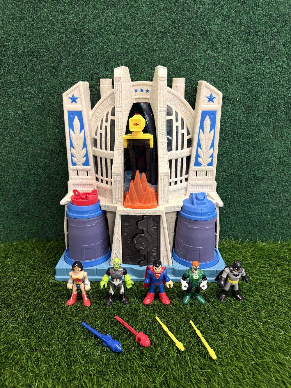 Imaginext DC Super Friends Hall of Justice League Playset w/ Action Figures